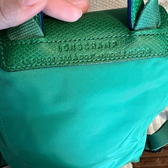 Longchamp Le Pliage Club Nylon Backpack in Green NWOTS! - Picture 9 of 9